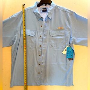 Bahama Men's Sky Blue Casual Button Down Shirt